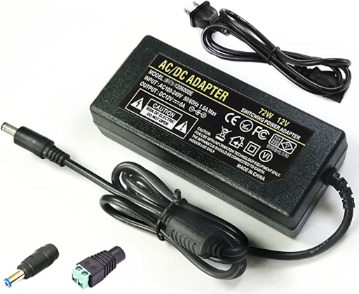 12V汎用ACアダプター DC12V 6A